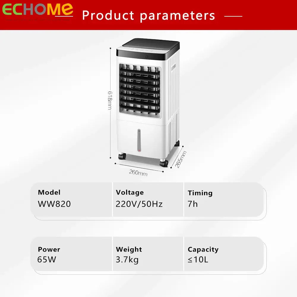 Large Wind Powerful Cooling Mobile Chiller Can Be Remotely Timed Control Air Cooler Conditioning