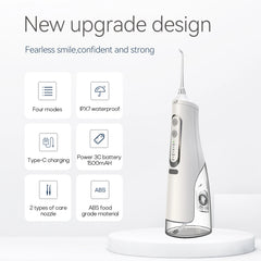 Oral Irrigator USB Rechargeable Water Flosser Portable Dental Water Jet