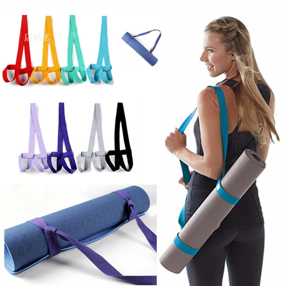 Yoga Mat Sling Carrier Adjustable Yoga Mat Straps Belt Shoulder Carrier Yoga Straps