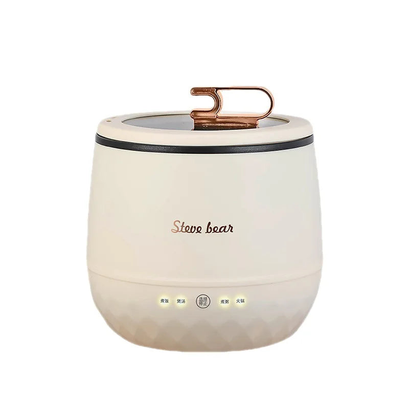 Multifunctional Electric Mimi Cooker Smart Multifunction Cooking Pot Portable 1-2 People Electric Pot Fast Heating