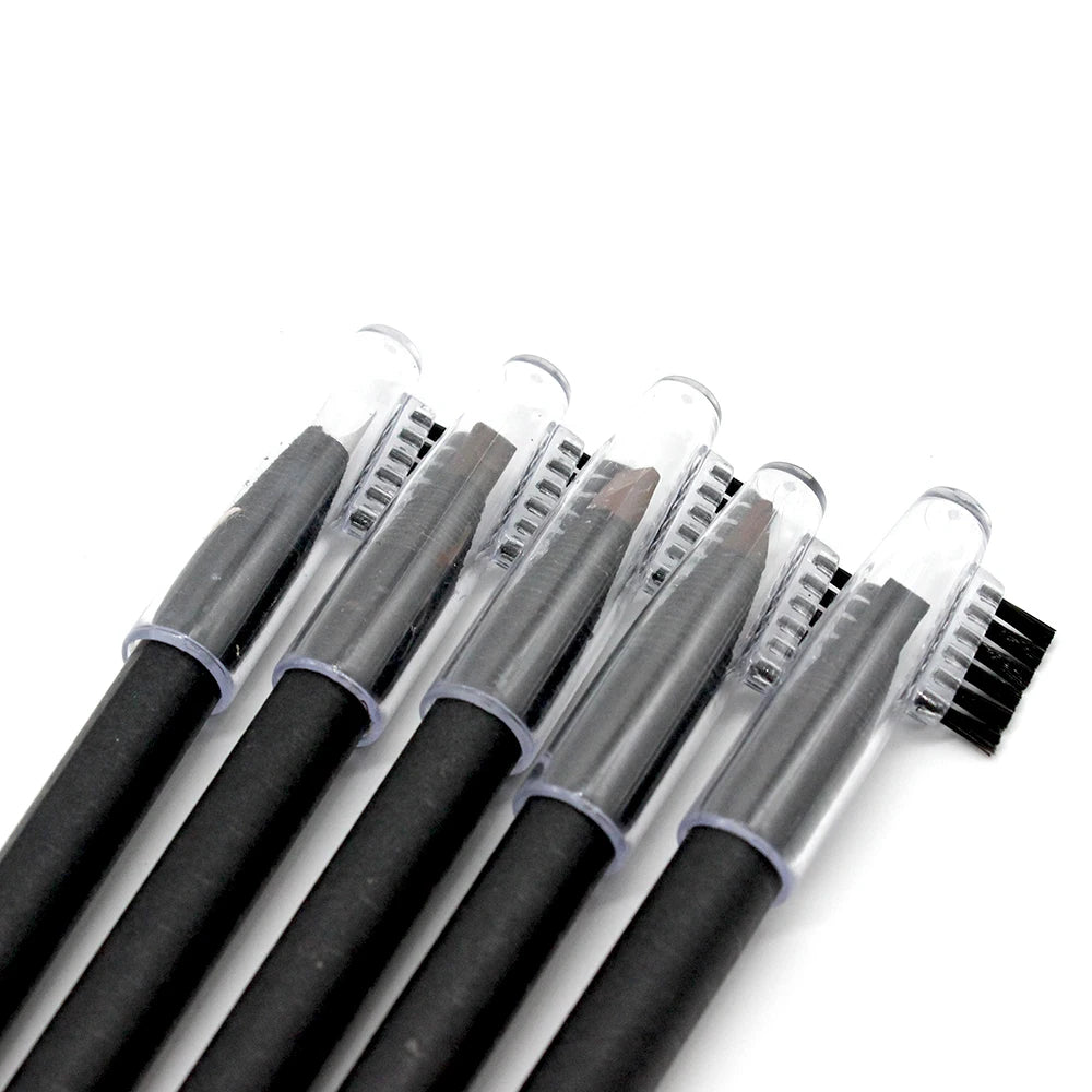 10PCS PMU Mapping Pencil For Eyebrows Microblading Permanent Eyebrow MakeUp Waterproof Natural Long Lasting PMU Micro Tools