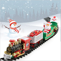 Electric Christmas Train Electric Sound and Light Hangable Christmas Tree