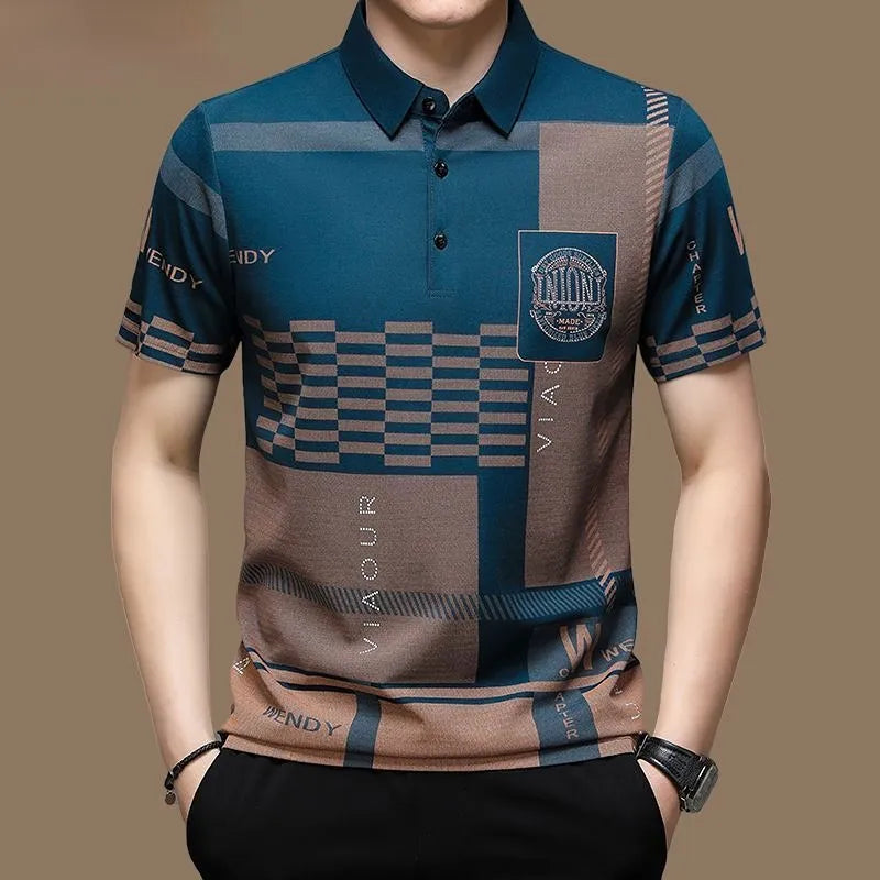 Men's Polo Shirt Business Casual