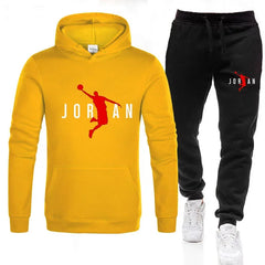 Winter Men's Tracksuit Hoodie Pants 2Pcs Sets Suit Leisure Sweatshirts Sweatpants Fashion Trends Brand Clothing