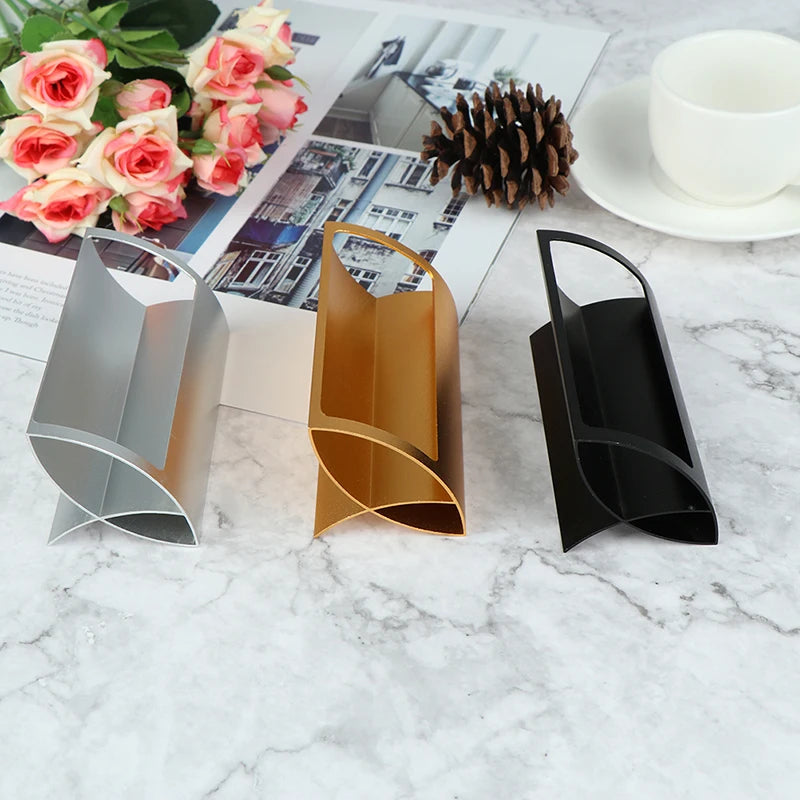 1PC Creative Metal Card Holders Note for Office Display Desk Business  Holders Desk Accessories