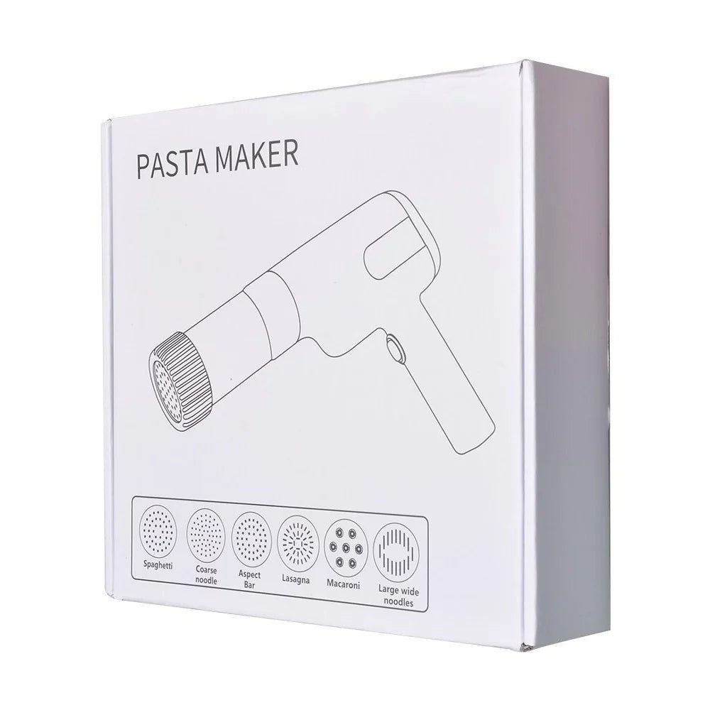 Wireless Electric Pasta Noodle Maker Portable 6 Molds Pasta Machine