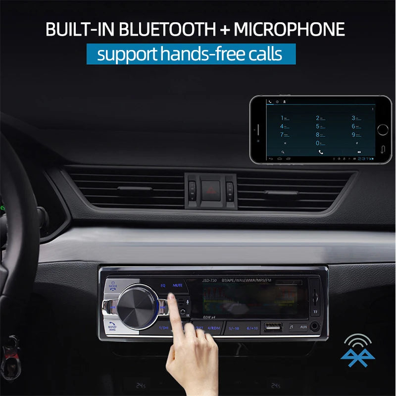 Car Radio FM Bluetooth MP3 Audio Player Bluetooth