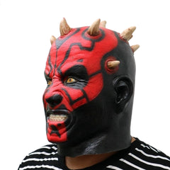 Darth Maul Latex Mask Halloween Horror Film And Television Animation Shooting Props Darth Maul Cosplay Party Full Head Costume