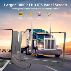 Dual Monitor Laptop Screen Extender Monitor FHD 1080P IPS for Laptops13-16.5" Laptop Monitor for MAC /Wins/Android/Linux/Chrome