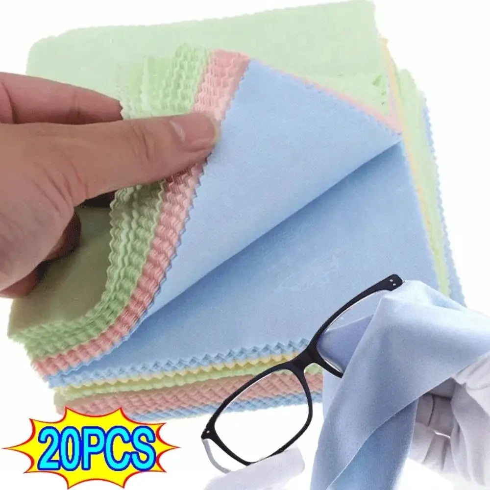 High Quality Microfiber Glasses Cleaner Square Random Color Cleaning Cloth Phone Screen Cleaning Wipes