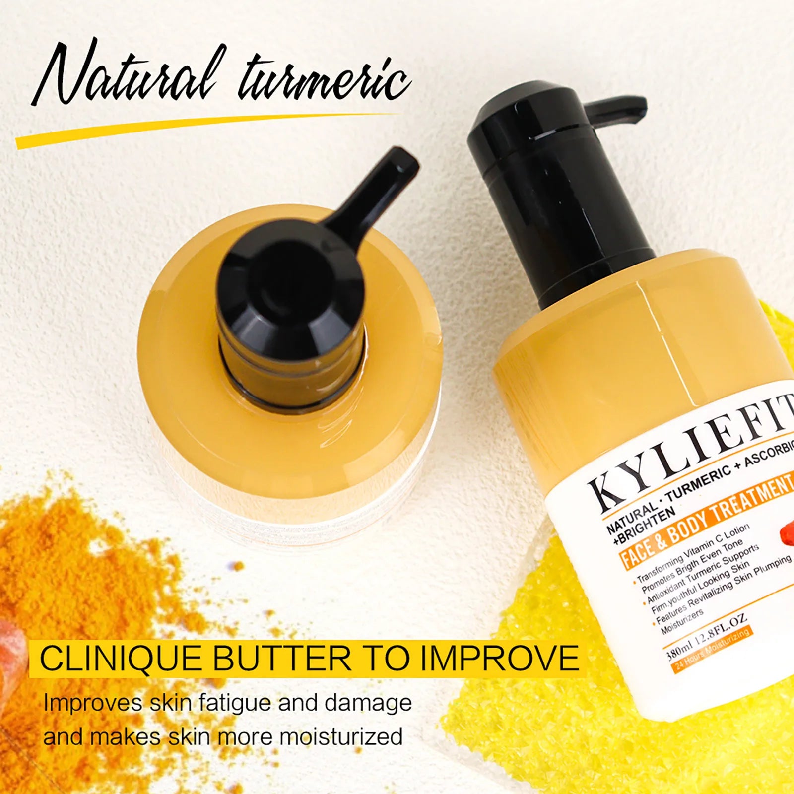 Turmeric Cream for Skin Brightening, Whitening, - All Natural Face & Body  Lotion, Fights Dark Spots, Acne, Pimples