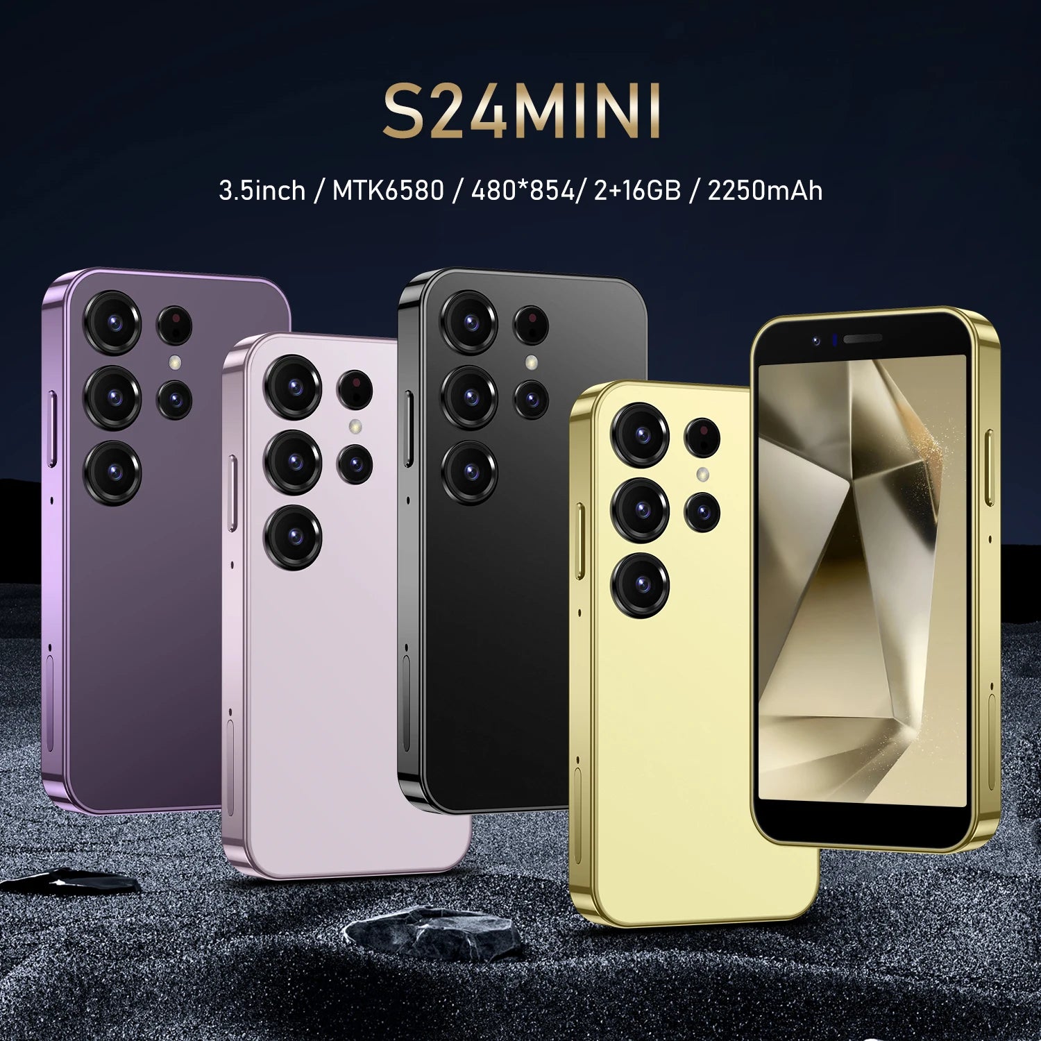 FUFFI-S24 Mini phone,3.5 inch,,16GB ROM,2GB RAM, Smartphone