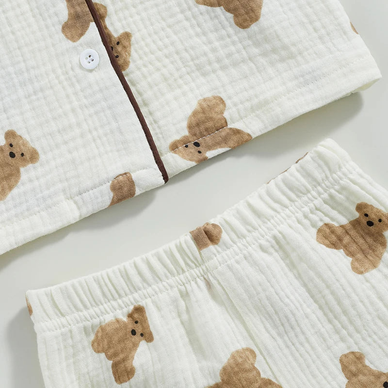 Newborn Baby Sleepwear Pajama Loungewear Boys Girls