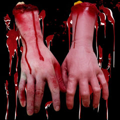 Horror Halloween Decor Blood Horror Broken Hand Foot Latex Fake Finger Brain Heart Halloween Prop Haunted Party Decoration