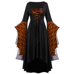 Vintage Halloween Cosplay Costume Witch Vampire Gothic Dress Ghost Dresses