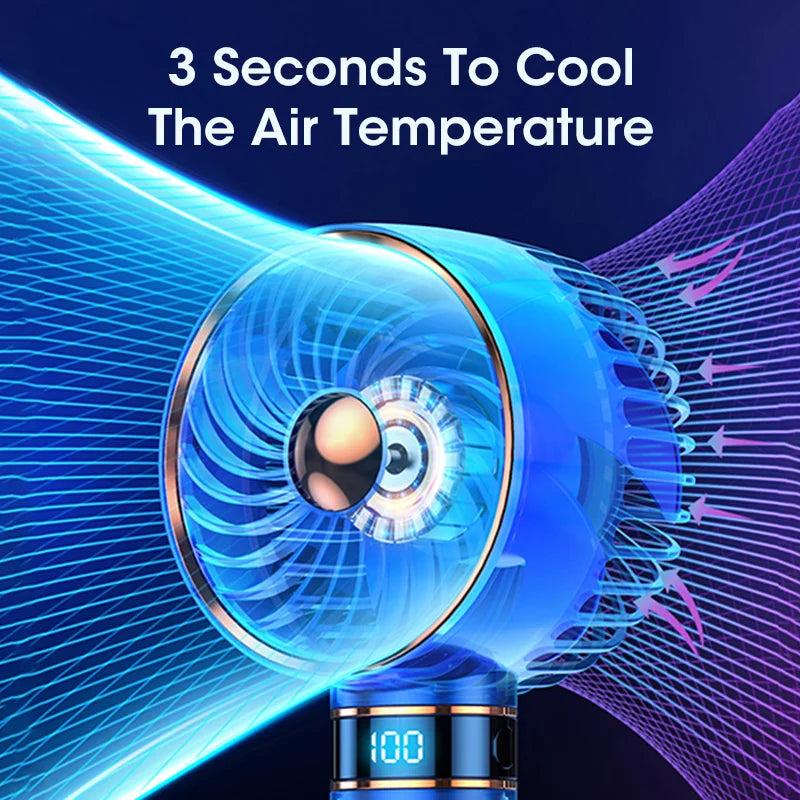 5000mAh Recharge Portable Fan Home Air Conditioner