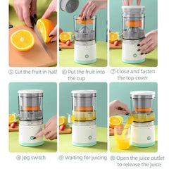 Multifunctional Electric Juicer Small Portable Juice Residue Separation Orange Squeezer Fully Automatic Fruit Juice Extractor