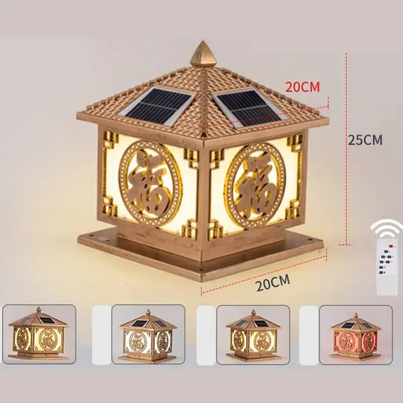 Solar Light Fence Light IP65 Outdoor Solar Lamp For Garden Decoration