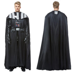 Darth Cos Vader Cosplay Anime Costume Jumpsuit Vest Cloak Black Uniform