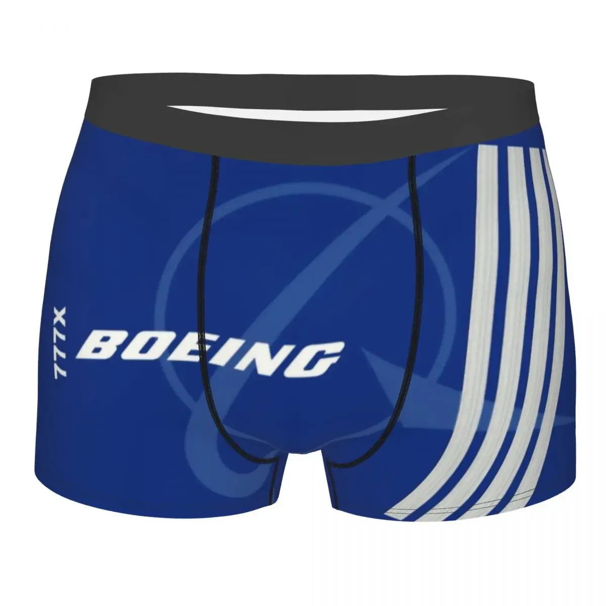 Airplane Flight Routes Captain Stripes Boxer Shorts  Aviation Aviator Pilot Underwear Panties Briefs Breathable Underpants