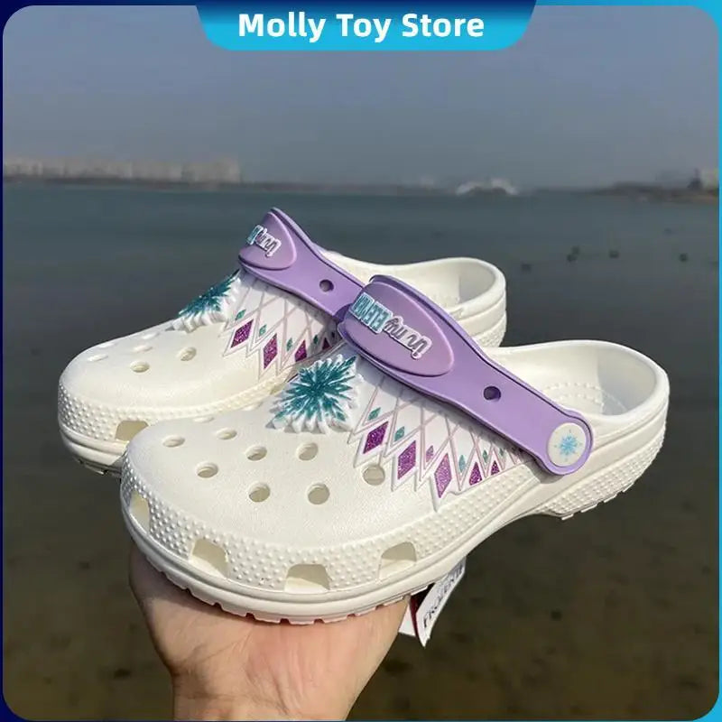 Disney Children'S Croc Shoes Frozen Boys Girls Beach Shoes Slippers Sandals