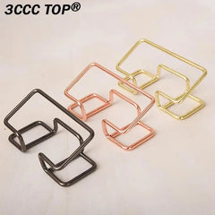 1PCS Metal Business Card Holder Desk Bracket Cards Display Holders School Office Organizer Accessories