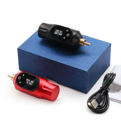 Professional Wireless Tattoo Power Supply 2000mHa Rechargeable Mini Portable Tattoo Battery RCA Jack for Rotary Tattoo Machine