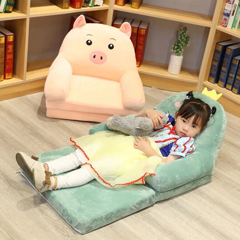 Sofa Cute Cartoon Lazy Folding Kids Chair