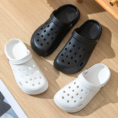 Summer Fashion Sandals Waterproof Slippers Men Shoes Outdoor Slides Soft Sole Garden Shoes Clogs