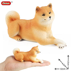 Children Solid Simulation Wild Animal Model Chaigou Corgi Pet Dog Model Gift Toy Cognitive Display