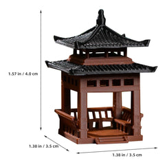 Pavilion Small Ornaments Aquarium Pagoda Statue Outdoor Garden Decorations