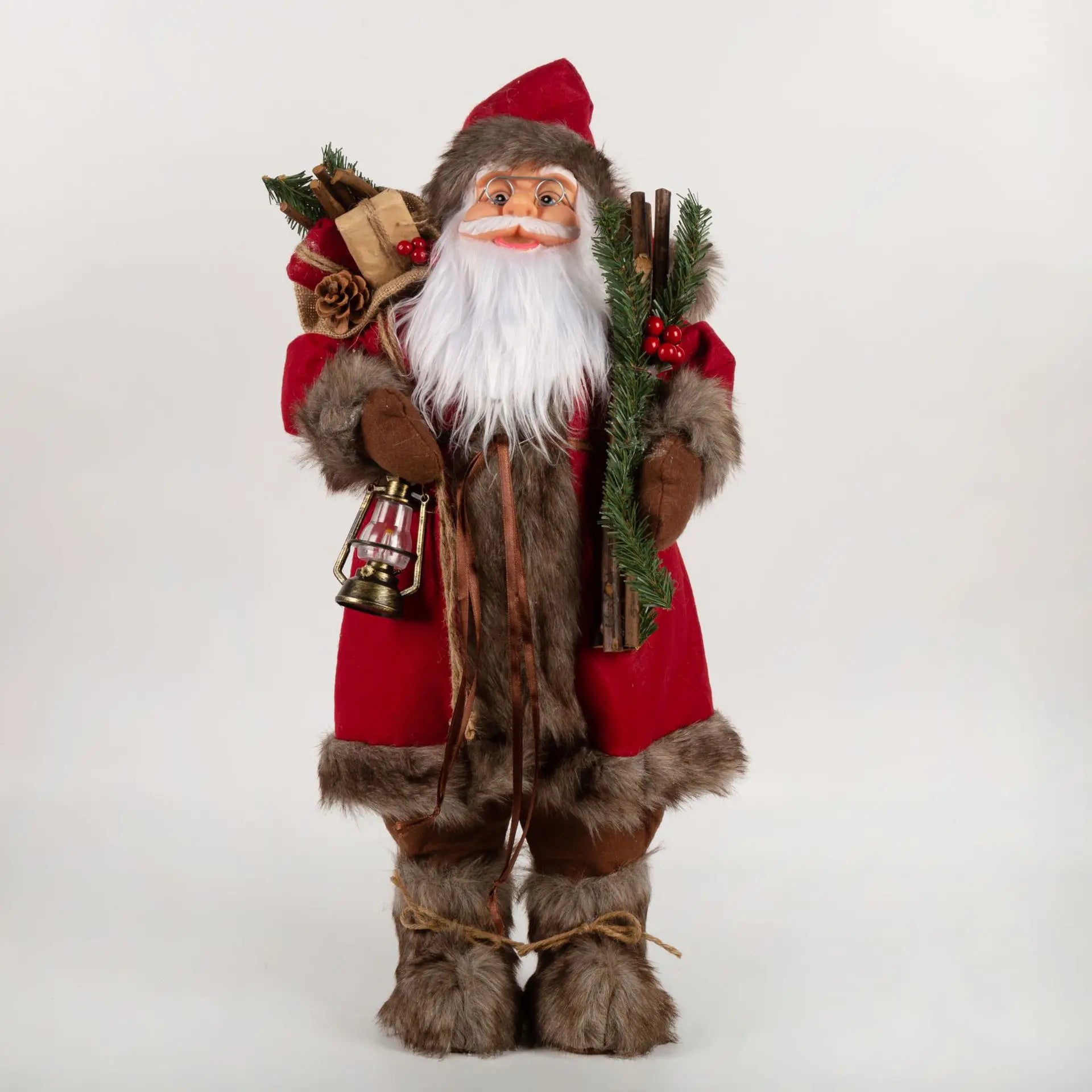 Big Santa Claus Doll 60cm Christmas Decorations New Year Home Room Decoration 2023 Christmas Tree Ornaments Kids Gift Navidad