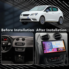 QSZN For SEAT Ibiza 6J IV 4 2008 - 2015 2K QLED Android 13 Car Radio Multimedia Video Player GPS AI Voice CarPlay 4G Navigation