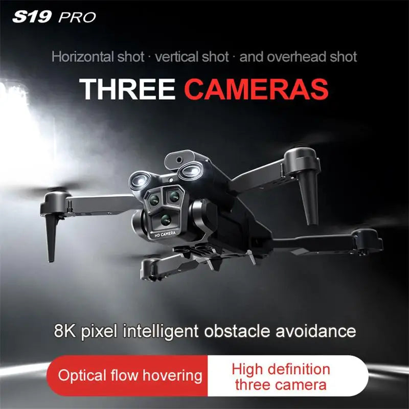 Lenovo S19 Ultra Drone Professional 8K Dual Camera Aerial Photography Aircraft Three-Axis Anti-Shake Five-Way Obstacle Avoidance