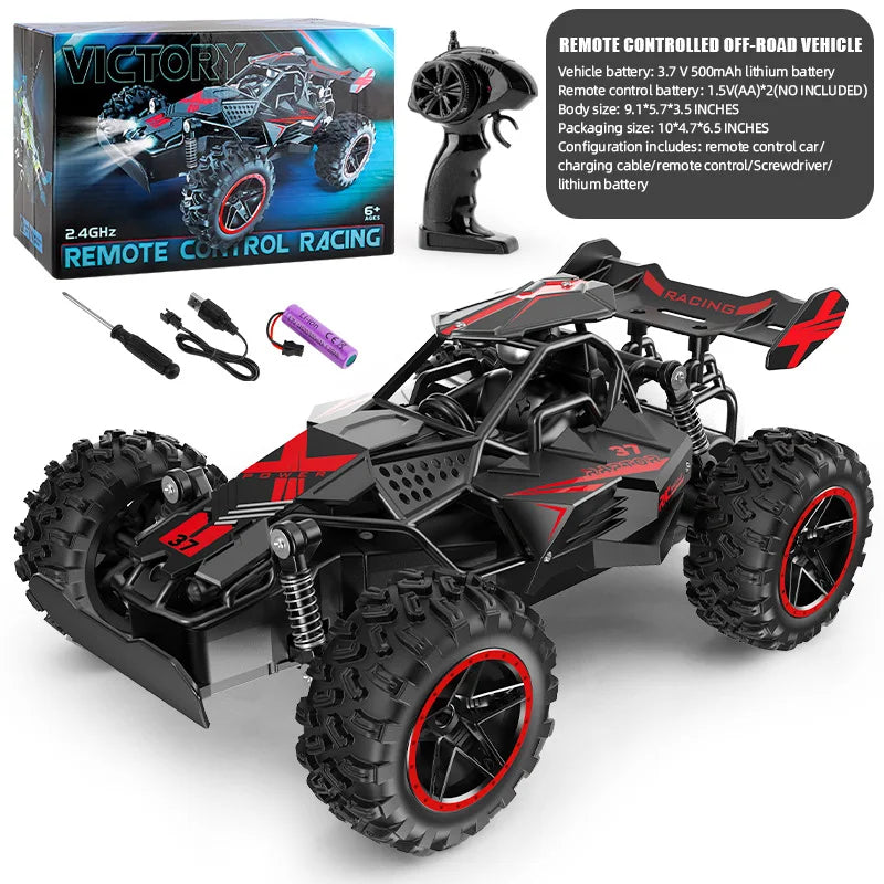 remote-controlled high-speed drift car charging light 2.4 g racing children's toy formula remote-controlled car