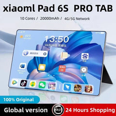 Global Version Pad 6S Pro Original Android 14 Tablets 11inch 4K 16GB+1T 20000mAh 5G Dual SIM Bluetooth WiFi Xiaoml Tablet