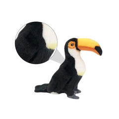 Toucan Stuffed Toy Plush Parrot Plaything Animal Filling Cartoon Lovely
