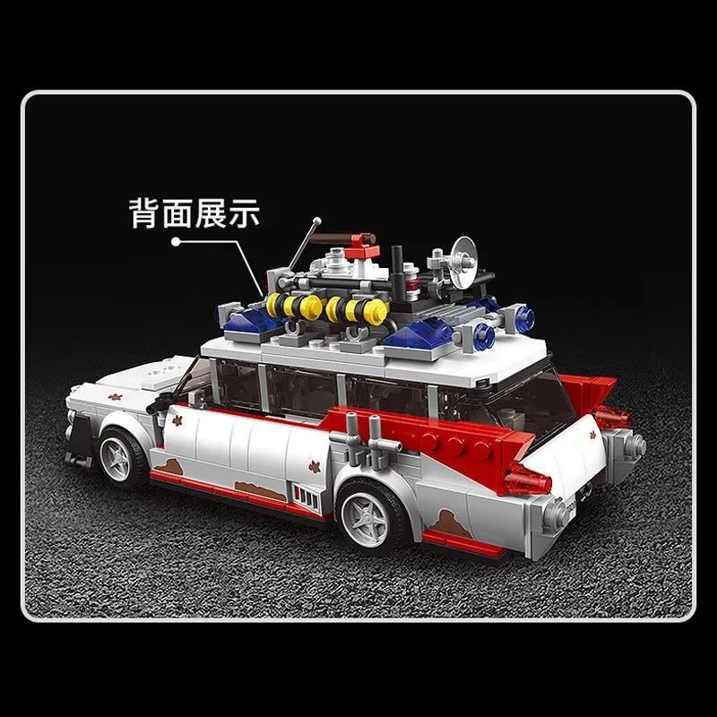 ECTO-1 Vehicle Super Racing Sports Car Building Blocks Sets Model Bricks