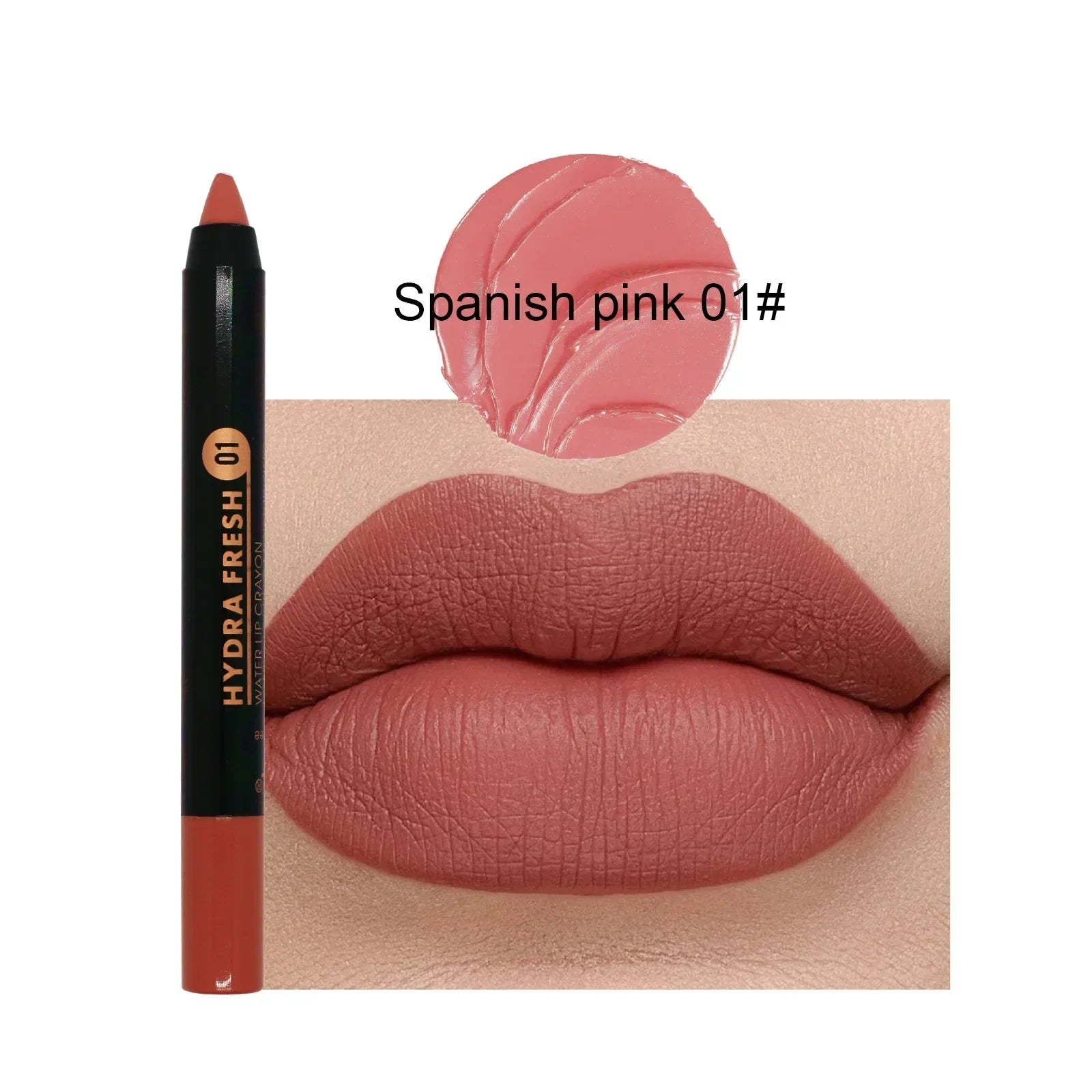 Matte Velvet Lipstick Pencil Waterproof Long Lasting Red Lip Sticks Non-Stick Cup Makeup Lip Tint Pencil