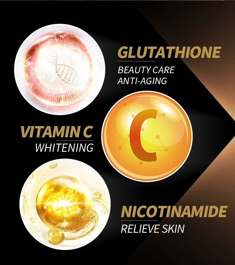 Whitening Facial Skin Care Lotion Moisturizing Cream Body Shea Butter Glutathion Vitamin C For Women Black Skin Face Set