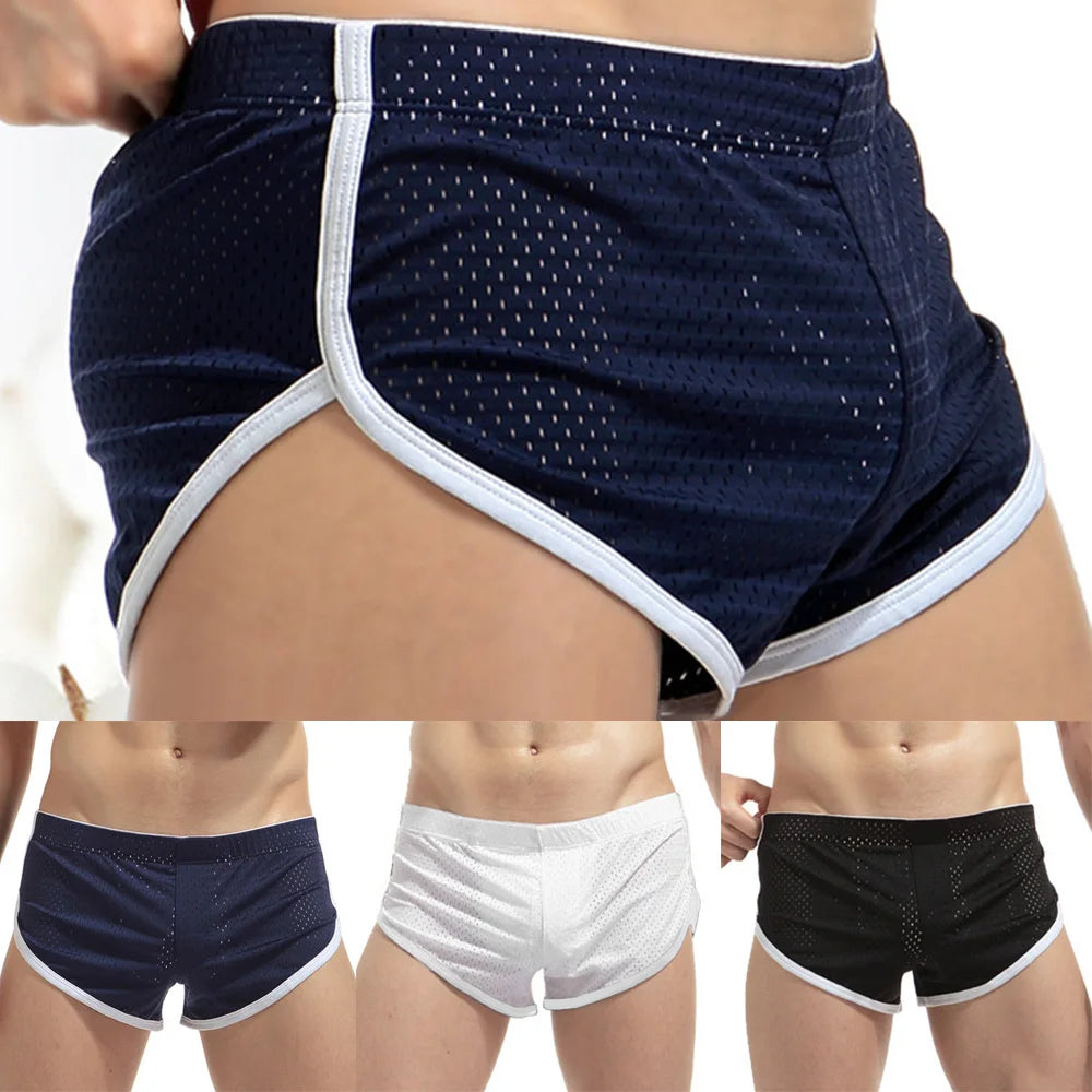 Comfortable Underwear Low waist Mesh Plus size Shorts