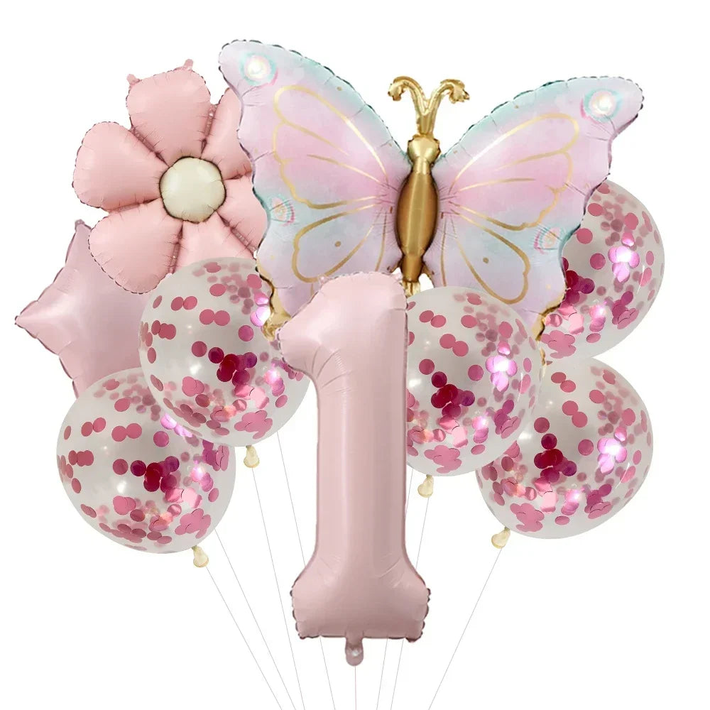 Butterfly Balloons  for Girls Pink Butterfly Foil Balloons for Butterfly Themed Party Wedding  Decors