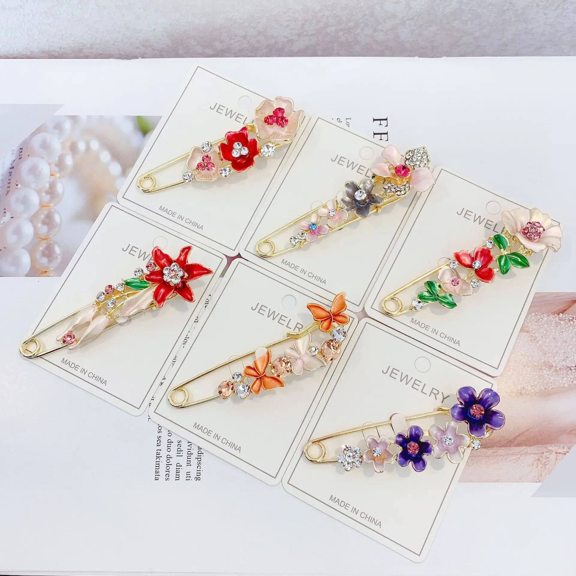Women's Clothing Brooch Flower Brooches for Women
