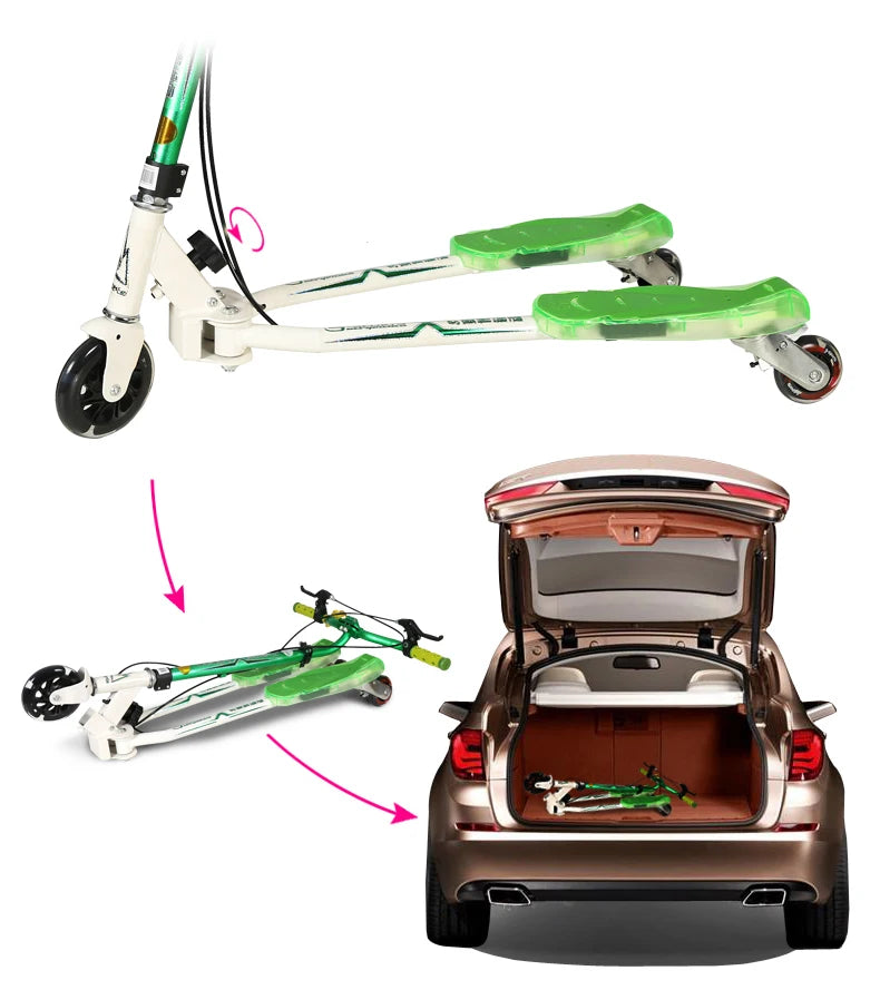 Adjustable Height Foldable Children Scooter Children Scooter