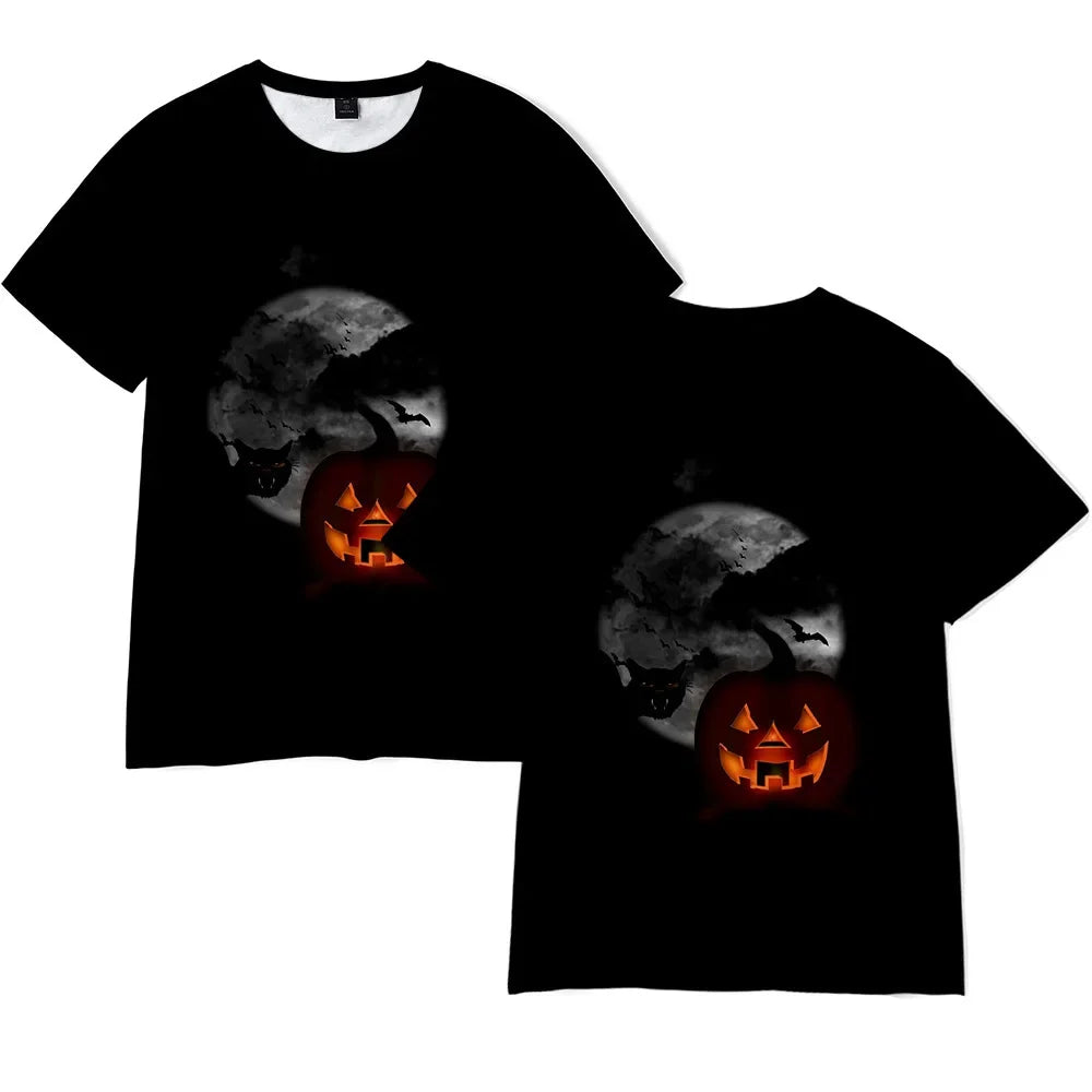 T-shirts Halloween pumpkin Head 3D Print  Summer T Shirt