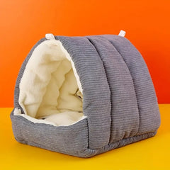 Pet Hamster Nest Plush Warm and Comfortable Winter Parrot Hammock Cave Cage