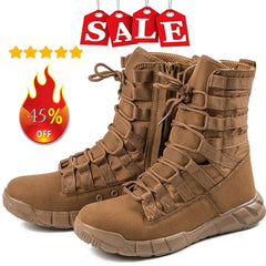 New Lightweight Military Tactical Combat Boots Men