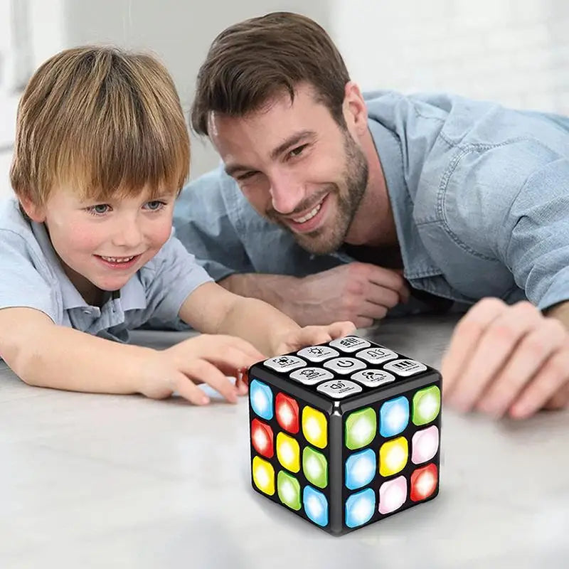 Electric Puzzle Magic Cube Sound And Flashing Musical Variety Decompression Toys