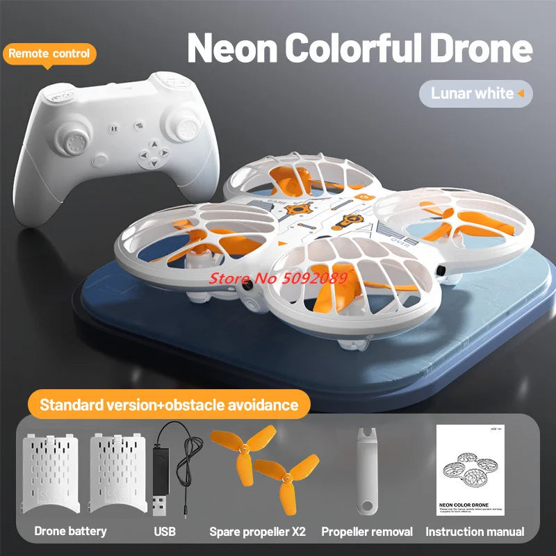 Intelligent Obstacle Avoidance Drones With 4K HD Camera Mini Drone Led Light Foldable Quadcopter Dron Toy