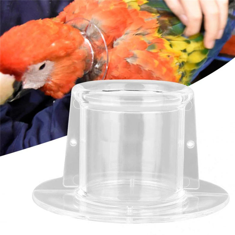 Bird Protective Bead Parrot Collar Anti Feather Picking Ring Anti-Plucking Anti-Grab Collars Pet Supplies for Rodents & Birds